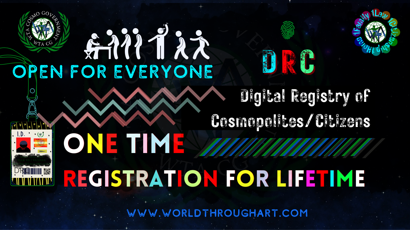 WTA Cosmic Family one time registration for life time