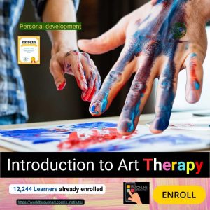 Art therapy certificate course by WTA - Unlock your creativity and heal through art.